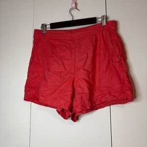 Abercrombie & Fitch Women's Coral Casual Shorts Size L Summer Wear